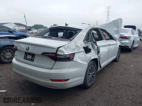 2021 Volkswagen Jetta S with VIN 3VWC57BU3MM011954, listed as a IAAI auction lot 42518577 with 40,605 mi miles and . Bid and sale history available at DreamBid. Image 4.