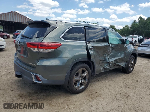 2018 Toyota Highlander Limited с VIN 5TDDZRFH7JS841952, выставлен на аукционе Copart как лот 56663945 с пробегом 50 489 миль миль и Списание • Salvage title. История ставок и продаж доступна на DreamBid. Изображение 3.
