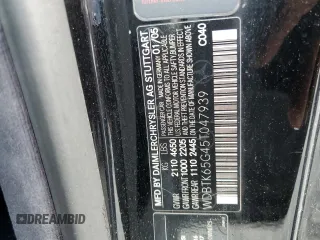 2005 Mercedes-Benz CLK 320 with VIN WDBTK65G45T047939, listed as a Copart auction lot 78995274 with 196,491 mi miles and Non Repairable. Bid and sale history available at DreamBid. Image 12.