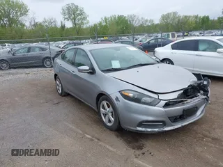 2015 Dodge Dart SXT with VIN 1C3CDFBB3FD315187, listed as a IAAI auction lot 42164138 with 170,165 mi miles. Bid and sale history available at carsss.com. Image 1.