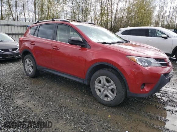 2015 Toyota RAV4 LE with VIN JTMBFREV6FD163348, listed as a Copart auction lot 51945165 with 109,777 mi miles and Salvage Title. Bid and sale history available at carsss.com. Image 4.