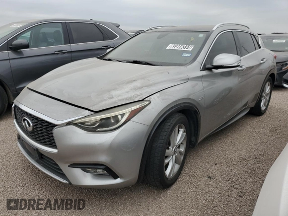 2017 Infiniti QX30 Premium with VIN SJKCH5CP1HA018988, listed as a Copart auction lot 82046314 with 86,506 mi miles and Clean Title. Bid and sale history available at DreamBid. Image 1.