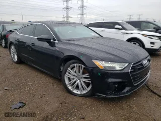 2019 Audi A7 Premium Plus with VIN WAUU2AF26KN120561, listed as a Copart auction lot 61143254 with 63,820 mi miles and Salvage Title. Bid and sale history available at carsss.com. Image 4.