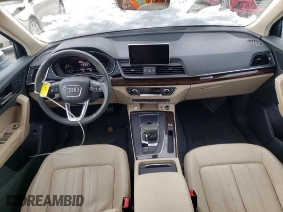 2020 Audi Q5 Premium Plus with VIN WA1BNAFYXL2003861, listed as a Copart auction lot 38804243 with 35,928 mi miles. Bid and sale history available at carsss.com. Image 8.