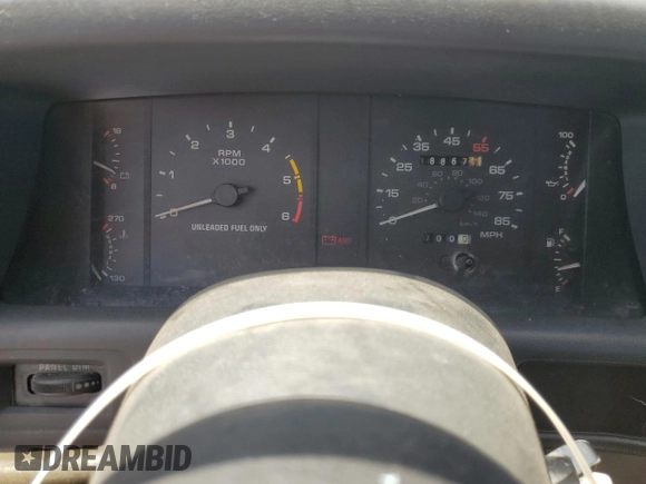 1988 Ford Mustang with VIN 1FABP41A6JF284130, listed as a Copart auction lot 60257045 with 38,867 mi miles and Clean title. Bid and sale history available at DreamBid. Image 9.