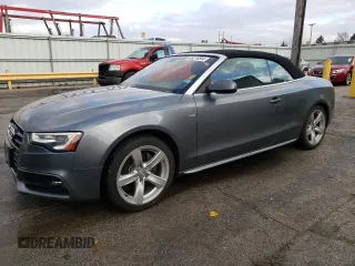 2016 Audi A5 Premium Plus with VIN WAUM2AFH6GN002621, listed as a Copart auction lot 85219354 with 71,575 mi miles and Salvage Title. Bid and sale history available at carsss.com. Image 1.