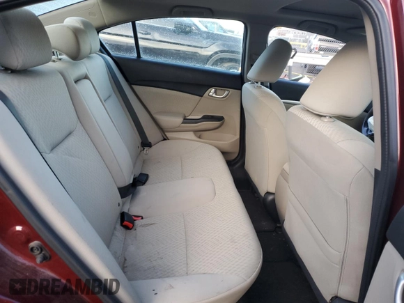 2014 Honda Civic Sedan EX with VIN 2HGFB2F81EH522685, listed as a Copart auction lot 84712914 with 91,501 mi miles and Salvage Title. Bid and sale history available at carsss.com. Image 10.