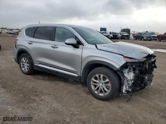 2020 Hyundai Santa Fe SE with VIN 5NMS2CAD5LH215061, listed as a Copart auction lot 51583185 with 56,255 mi miles and Salvage Title. Bid and sale history available at carsss.com. Image 4.