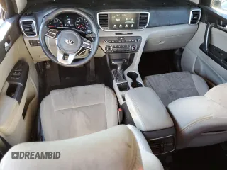 2021 Kia Sportage LX with VIN KNDPM3AC1M7888414, listed as a Copart auction lot 45308345 with 201,295 mi miles and Salvage Title. Bid and sale history available at DreamBid. Image 8.