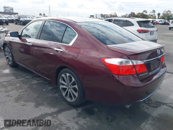 2015 Honda Accord Sport with VIN 1HGCR2F53FA224739, listed as a IAAI auction lot 42064396 with 90,154 mi miles and . Bid and sale history available at DreamBid. Image 3.