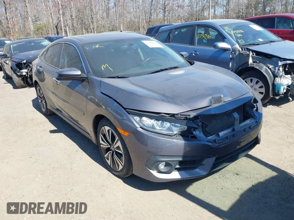 2016 Honda Civic Sedan EX-L with VIN 2HGFC1F71GH650684, listed as a IAAI auction lot 41760811 with 115,014 mi miles. Bid and sale history available at carsss.com. Image 1.