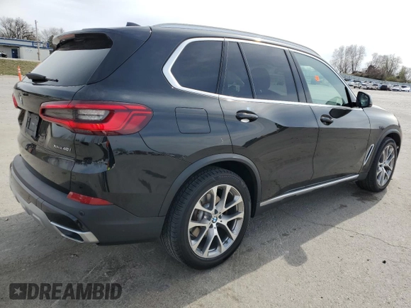 2019 BMW X5 xDrive40i with VIN 5UXCR6C57KLL34538, listed as a Copart auction lot 50252445 with 108,588 mi miles and Salvage Title. Bid and sale history available at carsss.com. Image 3.