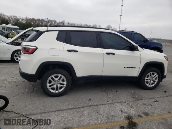 2017 Jeep Compass Sport z VIN 3C4NJDAB9HT658022, wystawiony jako Copart lot #81982624 z przebiegiem 46 396 mil mil oraz Szkoda całkowita • Salvage title. Historia ofert i sprzedaży dostępna na DreamBid. Obrazek 3.