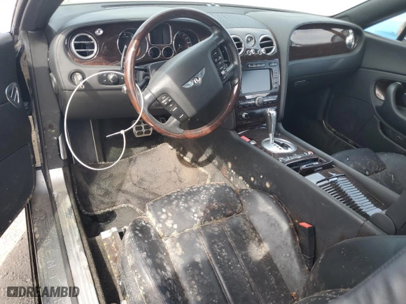 2007 Bentley Continental GT with VIN SCBDR33W97C047421, listed as a Copart auction lot 76142034 with NaN miles and Salvage Title. Bid and sale history available at carsss.com. Image 8.