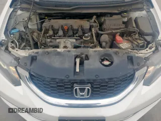 2014 Honda Civic EX-L with VIN 19XFB2F97EE014465, listed as a Copart auction lot 53872845 with 136,719 mi miles and Salvage Title. Bid and sale history available at DreamBid. Image 11.