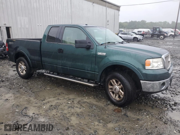 2007 Ford F-150 XLT with VIN 1FTPX14597FA50022, listed as a Copart auction lot 56329335 with 139,500 mi miles and Salvage title. Bid and sale history available at DreamBid. Image 4.