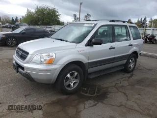 2005 Honda Pilot LX z VIN 2HKYF18195H511883, wystawiony jako Copart lot #53754595 z przebiegiem 269 419 mil mil oraz Szkoda całkowita • Salvage title. Historia ofert i sprzedaży dostępna na DreamBid. Obrazek 1.