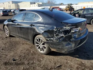 2016 Acura TLX V6 Advance with VIN 19UUB3F72GA000072, listed as a Copart auction lot 43923735 with 107,304 mi miles and Salvage Title. Bid and sale history available at carsss.com. Image 2.