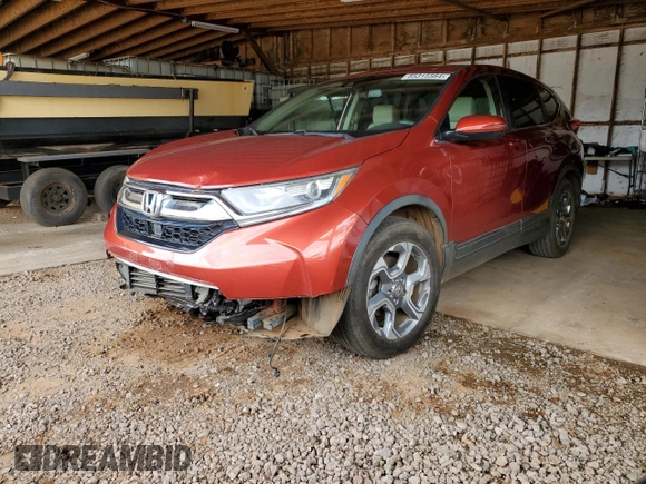 2017 Honda CR-V EX-L with VIN 2HKRW1H81HH509356, listed as a Copart auction lot 49499675 with 40,771 mi miles and Salvage Title. Bid and sale history available at carsss.com. Image 1.