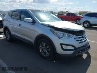 2014 Hyundai Santa Fe Sport with VIN 5XYZU3LB1EG126783, listed as a IAAI auction lot 41969258 with 178,765 mi miles. Bid and sale history available at carsss.com. Image 1.