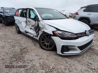 2020 Volkswagen Golf GTI S with VIN 3VW6T7AU0LM004978, listed as a Copart auction lot 47816965 with 57,198 mi miles and Salvage Title. Bid and sale history available at carsss.com. Image 11.