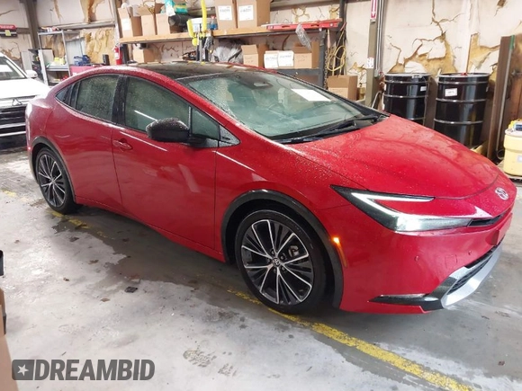 2024 Toyota Prius LE with VIN JTDACAAUXR3039886, listed as a IAAI auction lot 41928633 with 1,468 mi miles and . Bid and sale history available at DreamBid. Image 1.