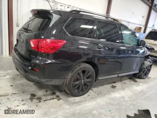 2018 Nissan Pathfinder SL with VIN 5N1DR2MMXJC670294, listed as a Copart auction lot 44928045 with 123,842 mi miles and Salvage Title. Bid and sale history available at carsss.com. Image 3.