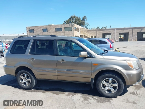 2008 Honda Pilot EX-L with VIN 5FNYF18758B012974, listed as a IAAI auction lot 41884153 with 112,165 mi miles and . Bid and sale history available at DreamBid. Image 13.