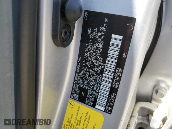 2008 Toyota Highlander z VIN JTEEW41A482005443, wystawiony jako Copart lot #54387245 z przebiegiem 216 447 mil mil oraz Szkoda całkowita • Salvage title. Historia ofert i sprzedaży dostępna na DreamBid. Obrazek 13.
