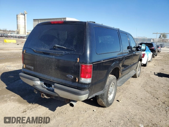 2000 Ford Excursion XLT z VIN 1FMNU41S8YED20078, wystawiony jako Copart lot #80432034 z przebiegiem 233 385 mil mil oraz Szkoda całkowita • Salvage title. Historia ofert i sprzedaży dostępna na DreamBid. Obrazek 3.