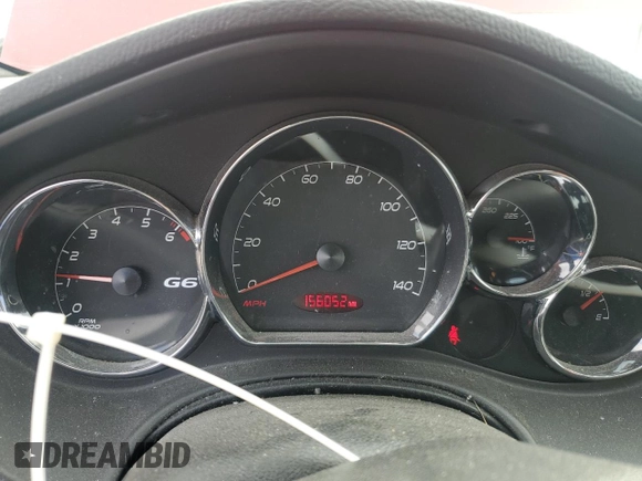 2006 Pontiac G6 with VIN 1G2ZH368264281805, listed as a Copart auction lot 82037904 with 156,052 mi miles and Salvage title. Bid and sale history available at DreamBid. Image 9.