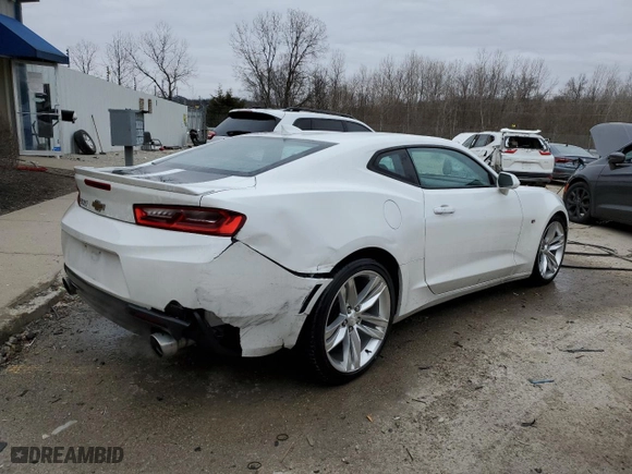 2017 Chevrolet Camaro 2LT with VIN 1G1FD1RS5H0113200, listed as a Copart auction lot 43952945 with 117,360 mi miles and Salvage Title. Bid and sale history available at carsss.com. Image 3.