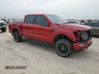 2022 Ford F-150 XL with VIN 1FTFW1E56NKE73660, listed as a Copart auction lot 50580025 with 40,037 mi miles and Salvage Title. Bid and sale history available at carsss.com. Image 4.