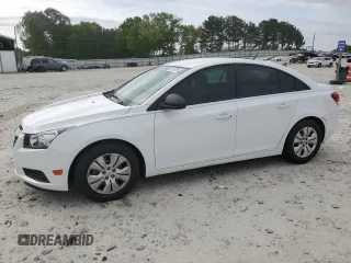 2014 Chevrolet Cruze LS with VIN 1G1PA5SH0E7143890, listed as a Copart auction lot 52367685 with 129,397 mi miles and Salvage Title. Bid and sale history available at carsss.com. Image 1.