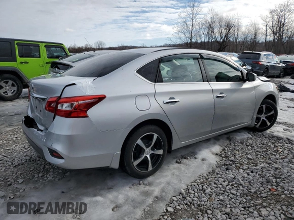 2019 Nissan Sentra S with VIN 3N1AB7AP2KY212140, listed as a Copart auction lot 88903505 with 62,379 mi miles and Salvage title. Bid and sale history available at DreamBid. Image 3.