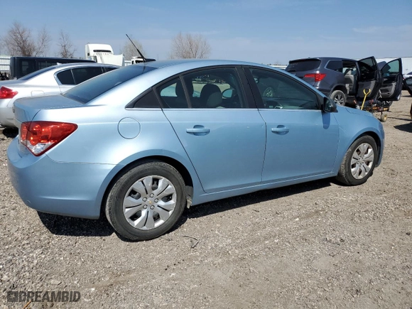 2012 Chevrolet Cruze LS with VIN 1G1PC5SH4C7182621, listed as a Copart auction lot 47302715 with 114,615 mi miles and Clean Title. Bid and sale history available at carsss.com. Image 3.