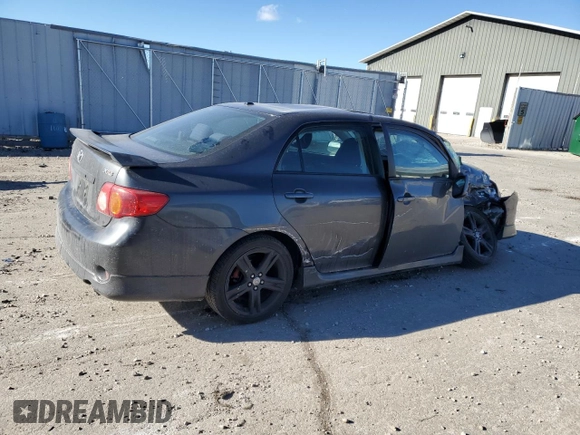 2009 Toyota Corolla XRS with VIN 1NXBE40E79Z029963, listed as a Copart auction lot 42993375 with Not Provided miles and Non Repairable. Bid and sale history available at carsss.com. Image 3.
