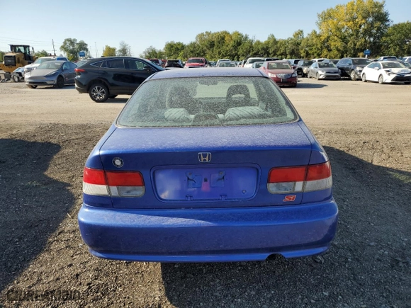 1999 Honda Civic Si with VIN 1HGEM1159XL096151, listed as a Copart auction lot 74804884 with 153,735 mi miles and Salvage Title. Bid and sale history available at carsss.com. Image 6.