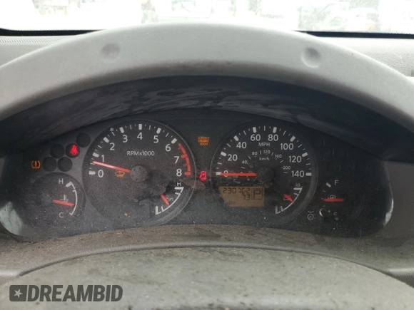 2005 Nissan Frontier LE with VIN 1N6AD07U75C452872, listed as a Copart auction lot 54954555 with 230,702 mi miles and Salvage title. Bid and sale history available at DreamBid. Image 9.