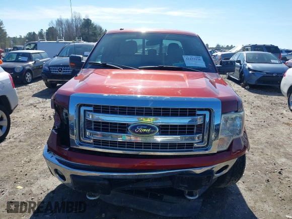 2014 Ford F-150 XL with VIN 1FTFW1ET4EKF92189, listed as a IAAI auction lot 41433126 with 191,591 mi miles and . Bid and sale history available at carsss.com. Image 12.
