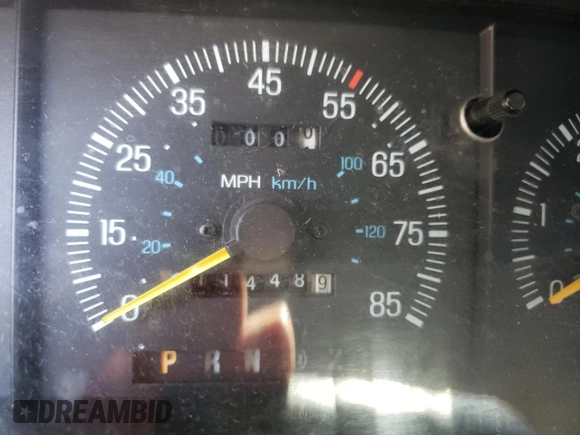 1991 Ford F-150 with VIN 1FTEF14N8MLA61875, listed as a Copart auction lot 58577514 with 114,489 mi miles and Salvage Title. Bid and sale history available at carsss.com. Image 9.