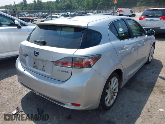 2011 Lexus CT 200h with VIN JTHKD5BH5B2008176, listed as a IAAI auction lot 42463804 with 184,786 mi miles and . Bid and sale history available at DreamBid. Image 4.