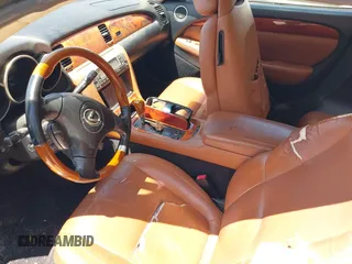 2004 Lexus SC 430 with VIN JTHFN48YX40055542, listed as a IAAI auction lot 41965650 with 204,228 mi miles and . Bid and sale history available at DreamBid. Image 5.