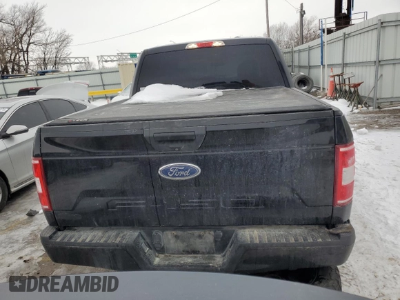 2019 Ford F-150 XL with VIN 1FTEW1E54KKE61689, listed as a Copart auction lot 87960225 with 94,355 mi miles and Salvage Title. Bid and sale history available at carsss.com. Image 6.