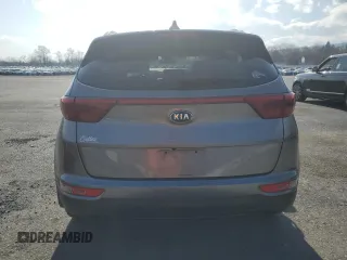2018 Kia Sportage LX with VIN KNDPMCAC1J7393125, listed as a Copart auction lot 50515275 with 124,947 mi miles and Salvage Title. Bid and sale history available at carsss.com. Image 6.