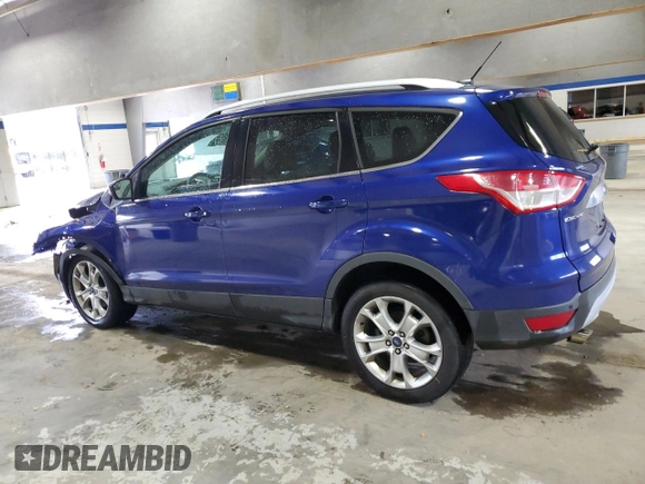 2014 Ford Escape Titanium with VIN 1FMCU9JX8EUC41088, listed as a Copart auction lot 52568435 with 114,907 mi miles and Salvage Title. Bid and sale history available at DreamBid. Image 2.
