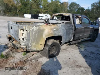 2015 Chevrolet Silverado 3500HD LTZ with VIN 1GC4K0E83FF109486, listed as a Copart auction lot 78197634 with 0 mi miles and Salvage Title. Bid and sale history available at carsss.com. Image 3.