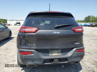 2017 Jeep Cherokee Latitude with VIN 1C4PJMCS8HW602718, listed as a Copart auction lot 52498185 with 104,153 mi miles and Salvage Title. Bid and sale history available at carsss.com. Image 6.