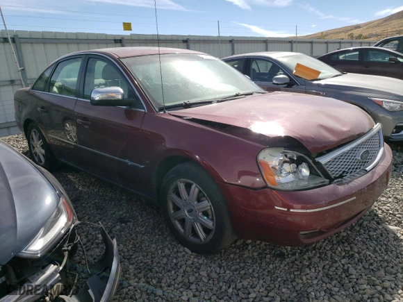 2005 Ford Five Hundred Limited with VIN 1FAHP28135G154374, listed as a Copart auction lot 75402024 with 0 mi miles and Salvage Title. Bid and sale history available at carsss.com. Image 4.