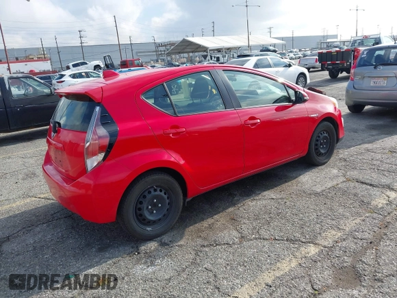 2015 Toyota Prius One with VIN JTDKDTB30F1584120, listed as a IAAI auction lot 42131068 with 112,059 mi miles and . Bid and sale history available at carsss.com. Image 4.